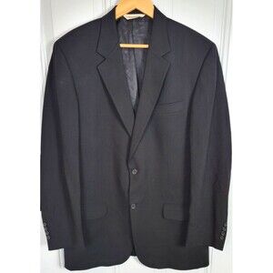 Pronto Uomo Mens Worsted Wool Blazer Jacket Size 40 Tall 34 Waist